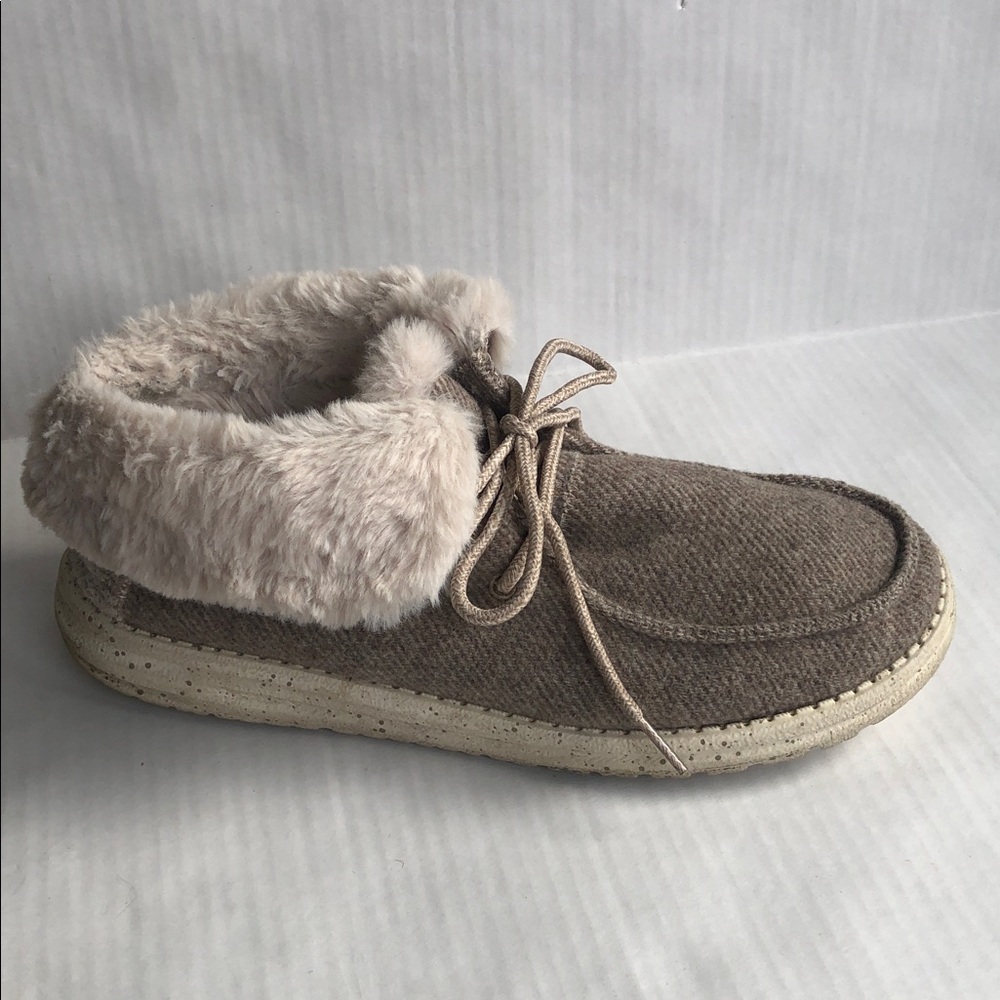 Hey Dude Wendy Fold Women’s Cozy Slip-on Ankle Booties Sz. 11